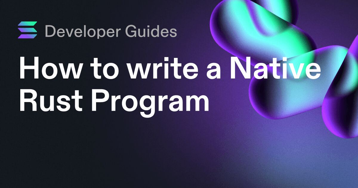 Cómo escribir un programa con Rust Nativo